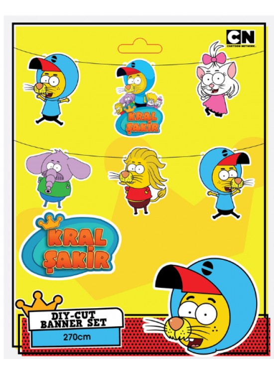 Kika Kral Şakir DIY-CUT Özel Kesim Banner