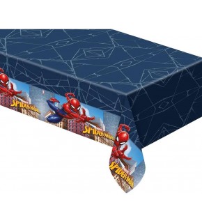 Kika Spiderman Crime Fighter Plastik Masa Örtüsü