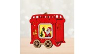 Kika Yılbaşı Dekoru -Ahşap Işıklı Tren- 2006792-6