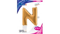 Kikajoy Harf Folyo Balon 40" Altın -N-