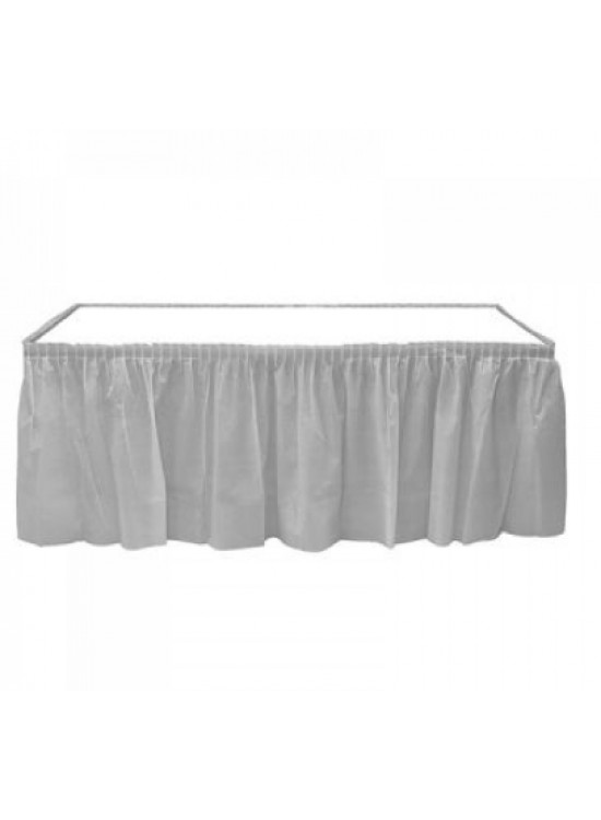 Kikajoy Masa Eteği 75x426cm -Gümüş