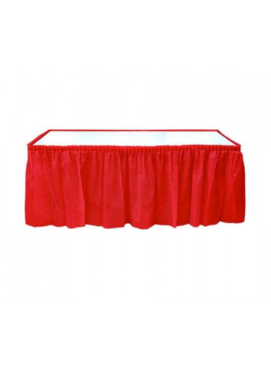 Kikajoy Masa Eteği 75x426cm -Kırmızı