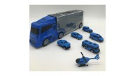  King Kids 6 Mini Araç ve Taşıyıcı Kamyon Mavi LAL 2015