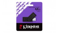 Kingston DTXS-64GB 64GB Portable USB 3.2 Gen1 DataTraveler ExodiaS (Black-Black) Flash Bellek
