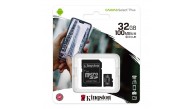 Kingston SDCS2-32GB 32GB micSDHC Canvas Select Plus 100R A1 C10 Card + ADP Hafıza Kartı
