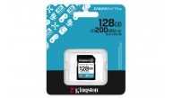 Kingston SDG4-128GB 128GB SDXC Canvas Go Plus Gen4 200MB-s C10 UHS-I U3 V30 Hafıza Kartı