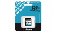 Kingston SDG4-256GB 256GB SDXC Canvas Go Plus Gen4 200MB-s C10 UHS-I U3 V30 Hafıza Kartı