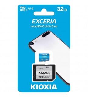 Kioxia 32GB Exceria microSDHC UHS-1 C10 100MB-sn Hafıza Kartı