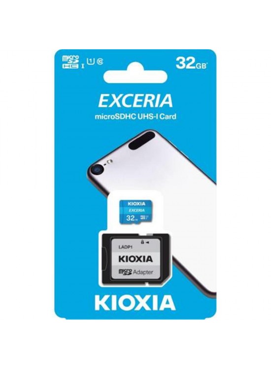 Kioxia 32GB Exceria microSDHC UHS-1 C10 100MB-sn Hafıza Kartı
