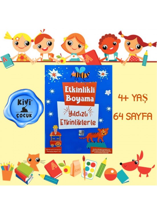 Kivi Çocuk Etkinlikli Boyama Yıldızlı Etkinliklerle