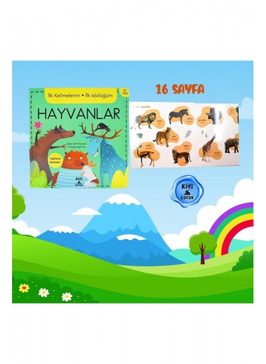Kivi Çocuk İlk Kelimelerim İlk Sözlüğüm Hayvanlar