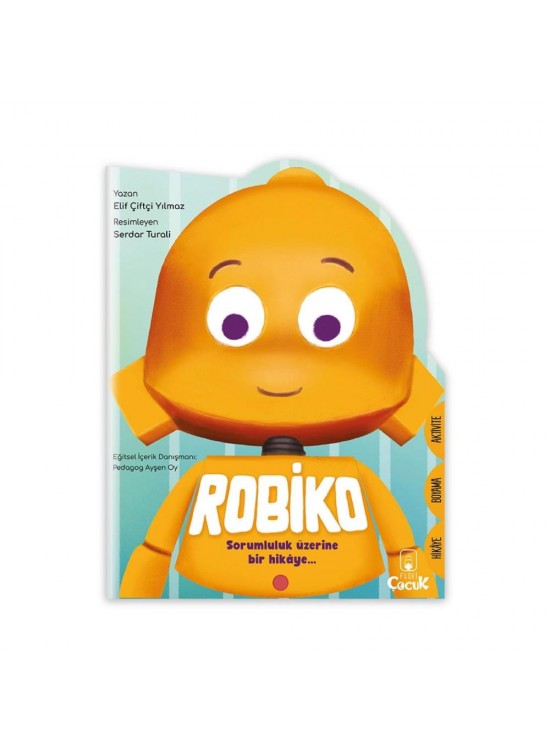 Kivi Çocuk Şekilli Kitaplar 3Lü Aktivite Robiko