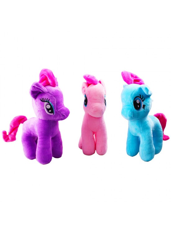 Kızılkaya Oyuncak Peluş Pony 3 Renk Kzl-1705038