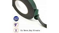 Knıtex Eva Bant Yeşil Siyah 18Mmx10Mt Ktx-2849
