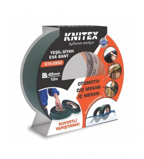 Knıtex Eva Bant Yeşil Siyah 48Mmx10Mt Ktx-2852