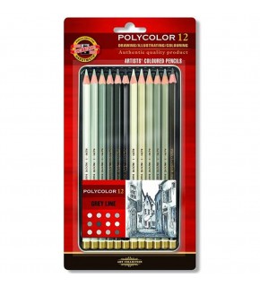 Koh-I Noor Artist´s 12 li Gri Line K. Boya