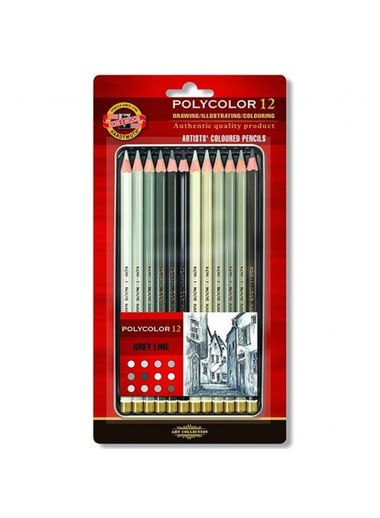 Koh-I Noor Artist´s 12 li Gri Line K. Boya