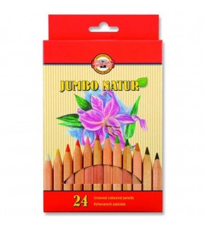 Koh-I Noor Jumbo Natur Kuru Boya Seti 24 Lü 0301