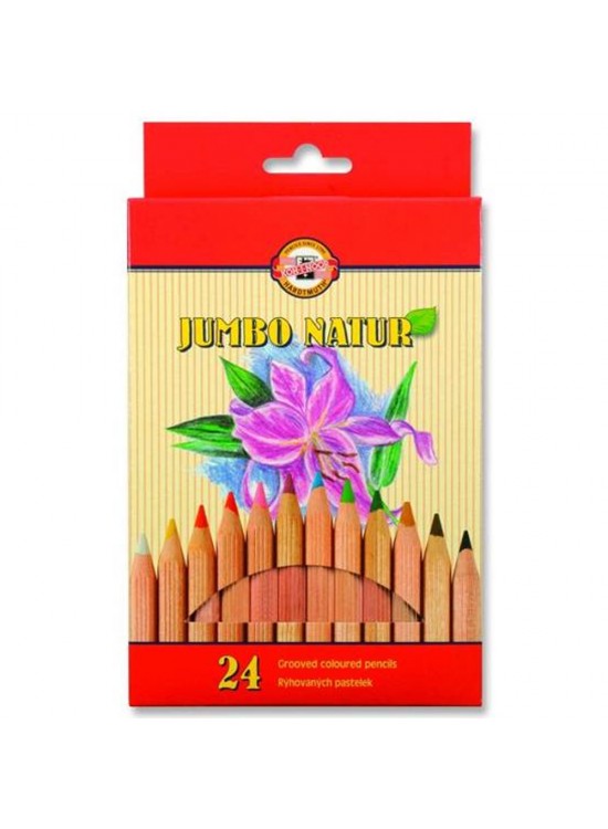 Koh-I Noor Jumbo Natur Kuru Boya Seti 24 Lü 0301