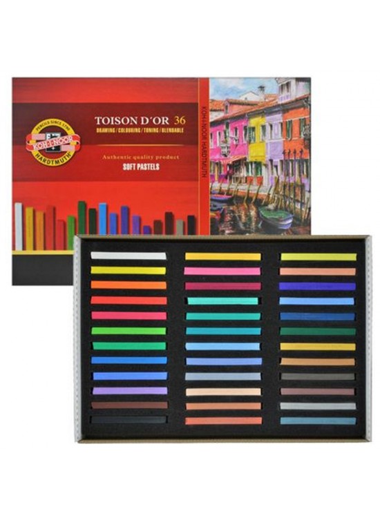 Koh-I Noor Set Of Artist´s Dry Chalks Carre 8585 36