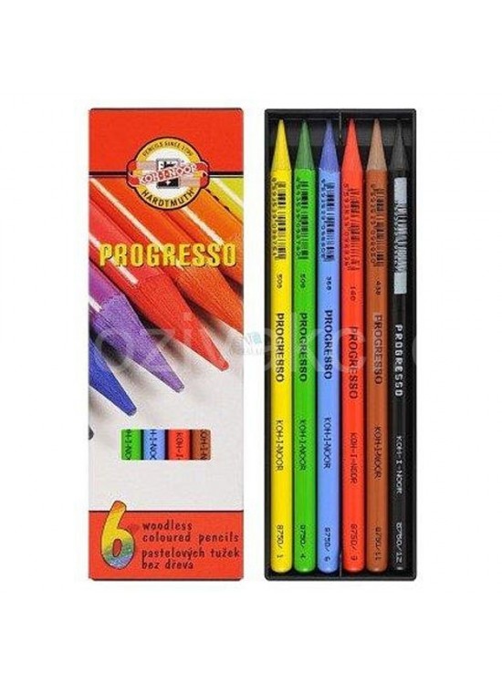 Koh-I Noor Set Of Woodless ColouRed Pencils 8755 6