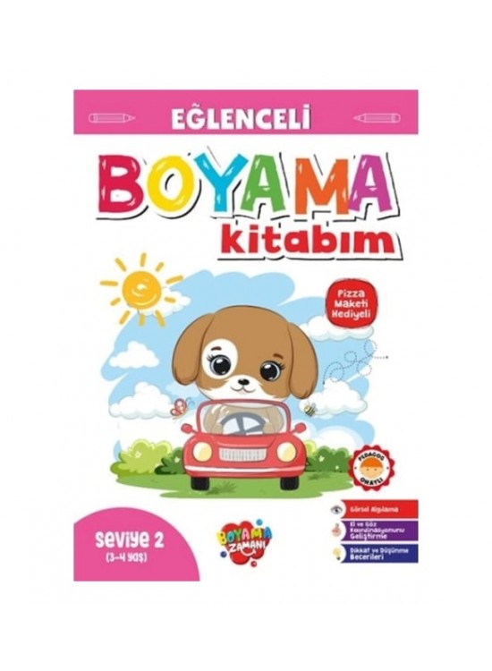 Kolon Seviye 2 Eğlenceli Boyama Kitabım 3-4 Yaş