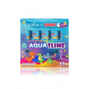 Kooky Aqua Slime Dinazor Dünyası Seti 5li