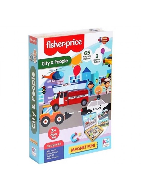 Ks Games Baby Puzzle City & People Fisher-price Lisanslı Ür