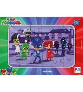 Ks Games Frame Puzzle 24 Pj Masks Lisanslı Ürünler