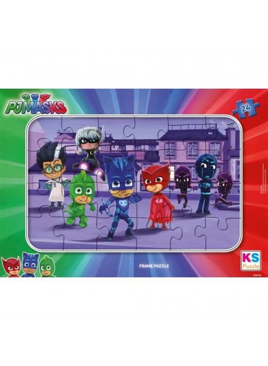 Ks Games Frame Puzzle 24 Pj Masks Lisanslı Ürünler