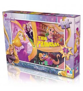 Ks Games Puzzle 100 Parça Tangled TG 714