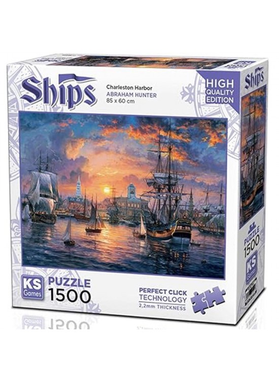 Ks Games Puzzle 1500 Charleston Harbor