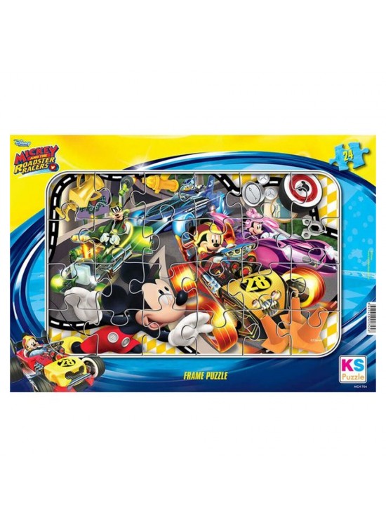 Ks Games Puzzle 24 Parça Mickey Mouse Frame 704