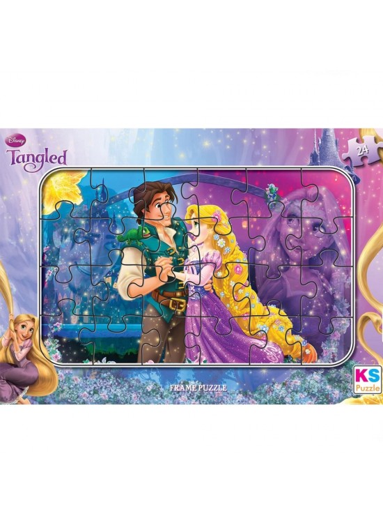 Ks Games Puzzle 24 Parça Tangled Frame tg 704