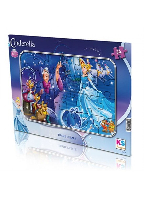 Ks Games Puzzle 24 Prç Cinderella Frame