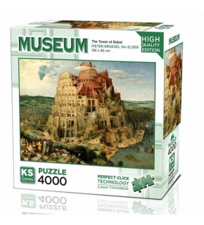 Ks Games Puzzle 4000 Parça Yetişkin  The Tower Of Babel 23508