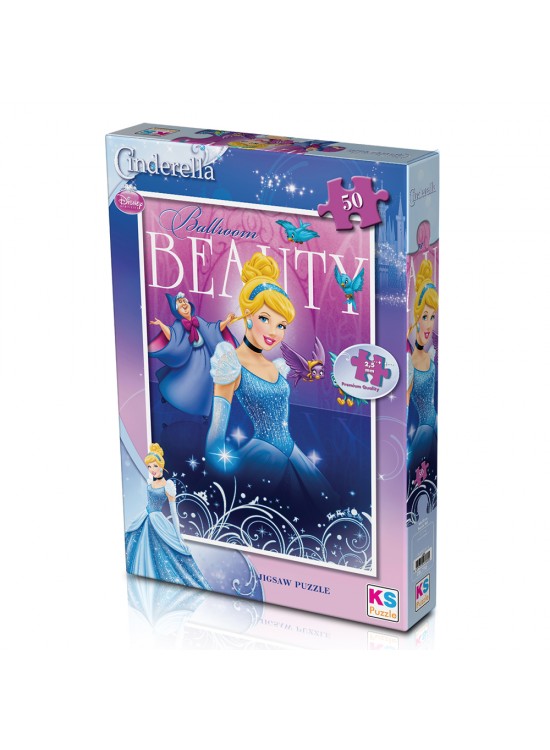 Ks Games Puzzle 50 Parça Cinderella 709