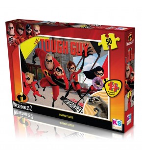 Ks Games Puzzle 50 Parça Incredıbles 2 INC 709