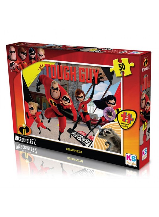 Ks Games Puzzle 50 Parça Incredıbles 2 INC 709