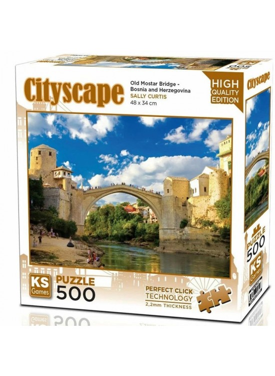 Ks Games Puzzle 500 Old Mostar Bridge Bosna-Hersek 20061