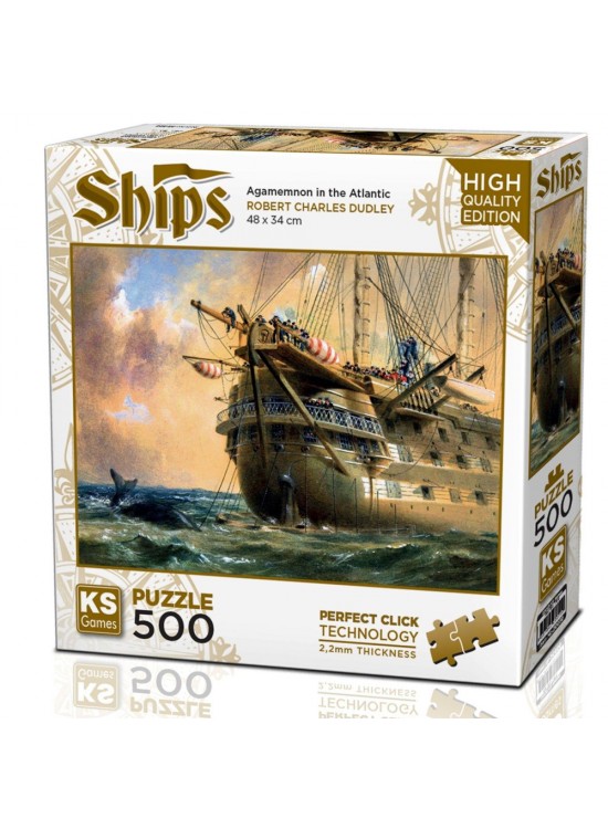 Ks Games Puzzle 500 Parça Hms Agamemnon İn Atlantic 20050