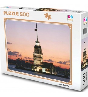 Ks Games Puzzle 500 Parça Kız Kulesi (Art Galery)(11099) Y. 20059