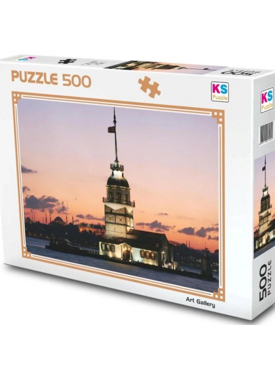 Ks Games Puzzle 500 Parça Kız Kulesi (Art Galery)(11099) Y. 20059