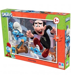 Ks Games Puzzle Smurf 50 Prç