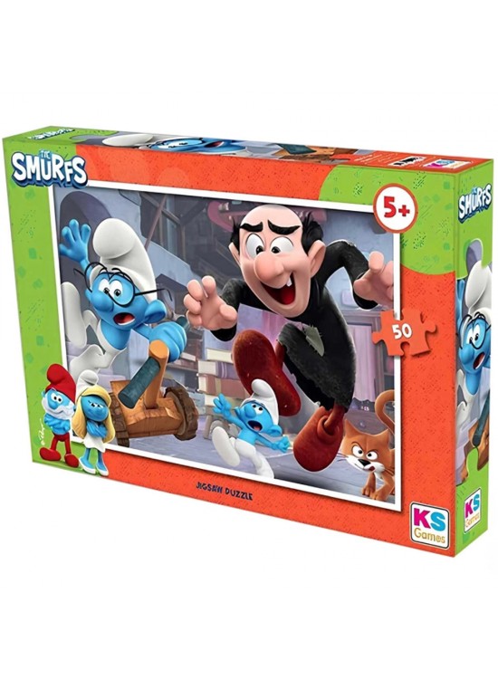 Ks Games Puzzle Smurf 50 Prç