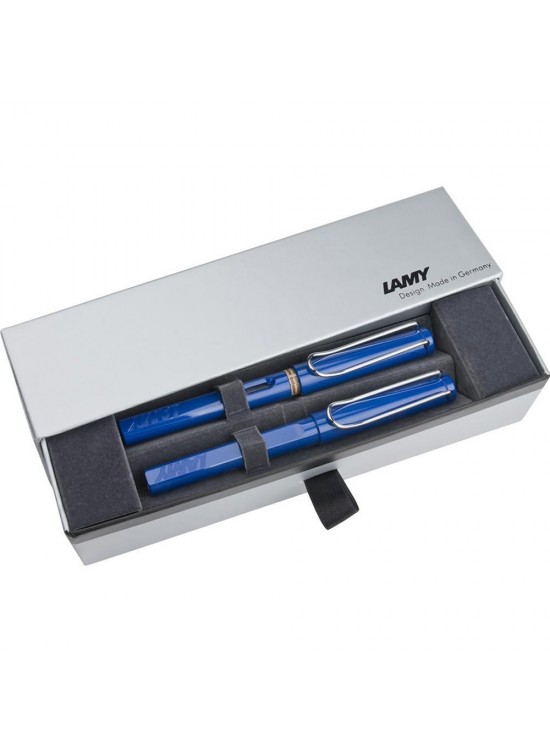 Lamy Takım Kalem Dolma+Roller Kalem Safarı Mavi 14-M-314