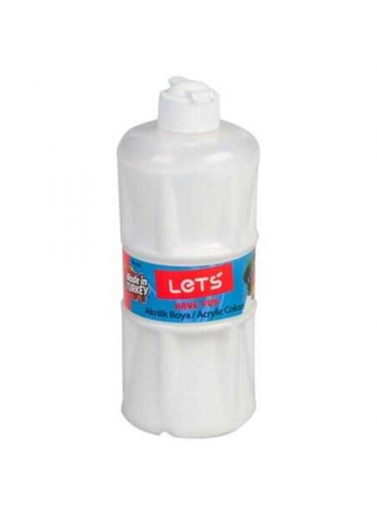 Lets Akrilik Boya 500 ML Beyaz L-5300