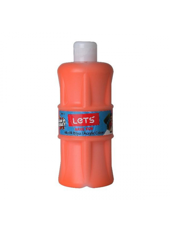 Lets Akrilik Boya 500 ML Turuncu L-5302