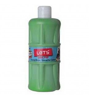 Lets Guaj Boya 500 ML Plastik Yeşil L-5107