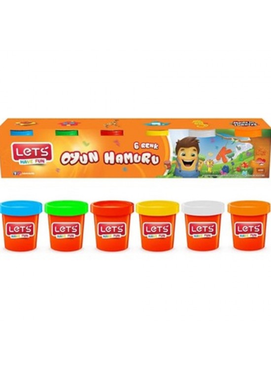 Lets Oyun Hamuru 6 Renk 690 GR L8450